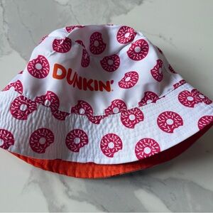 RARE Dunkin Donuts Reversible Bucket Hat OSFM